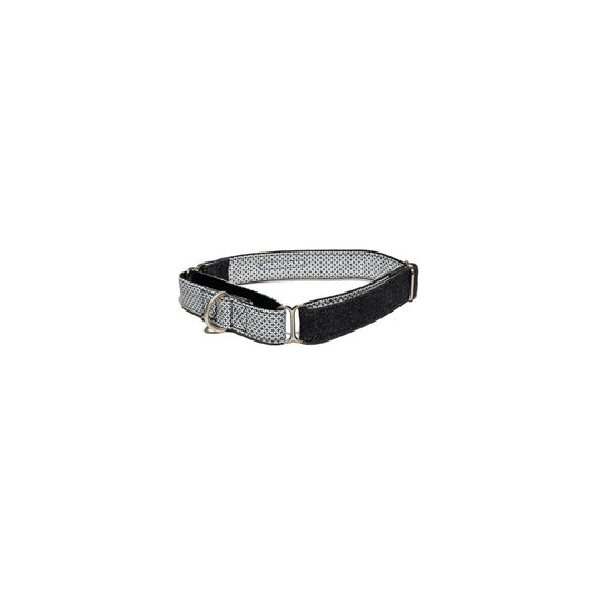 Black Denim Fabric Martingale Collar
