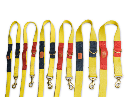 Multi-Function Cotton Leash - Yellow