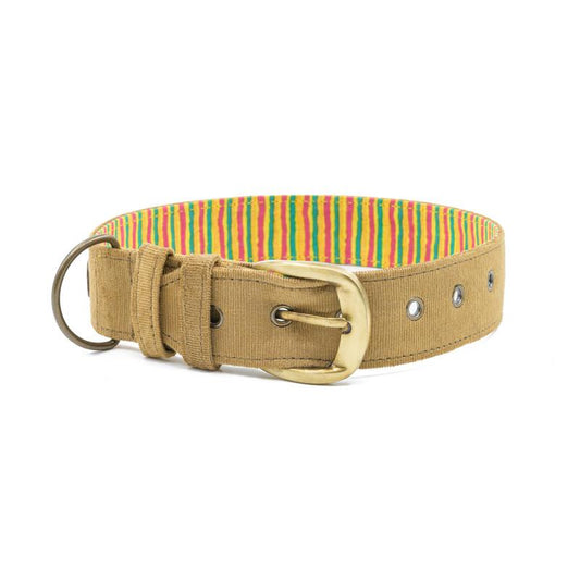 Bronze Fabric Belt Collar
