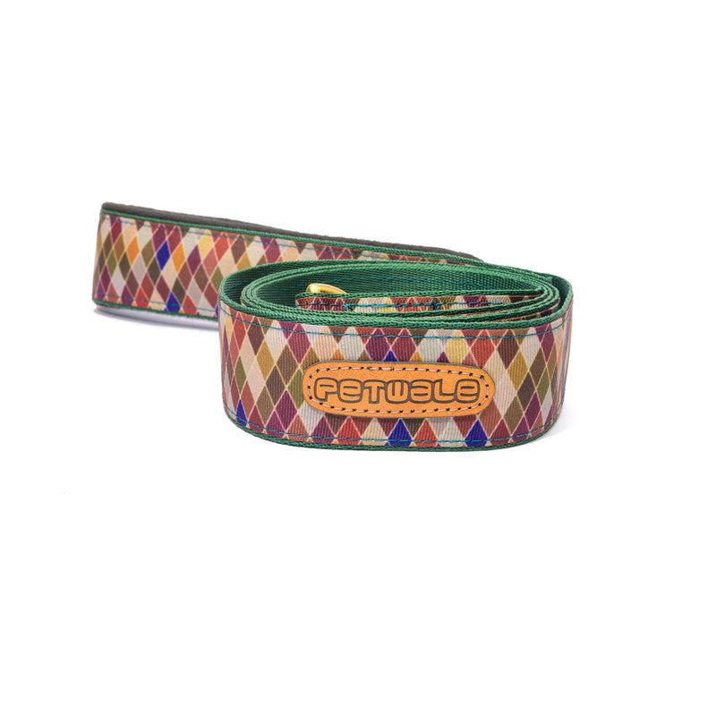 Diamond Nylon Leash with padded handle
