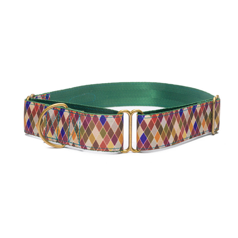 Diamond Nylon Martingale Collar