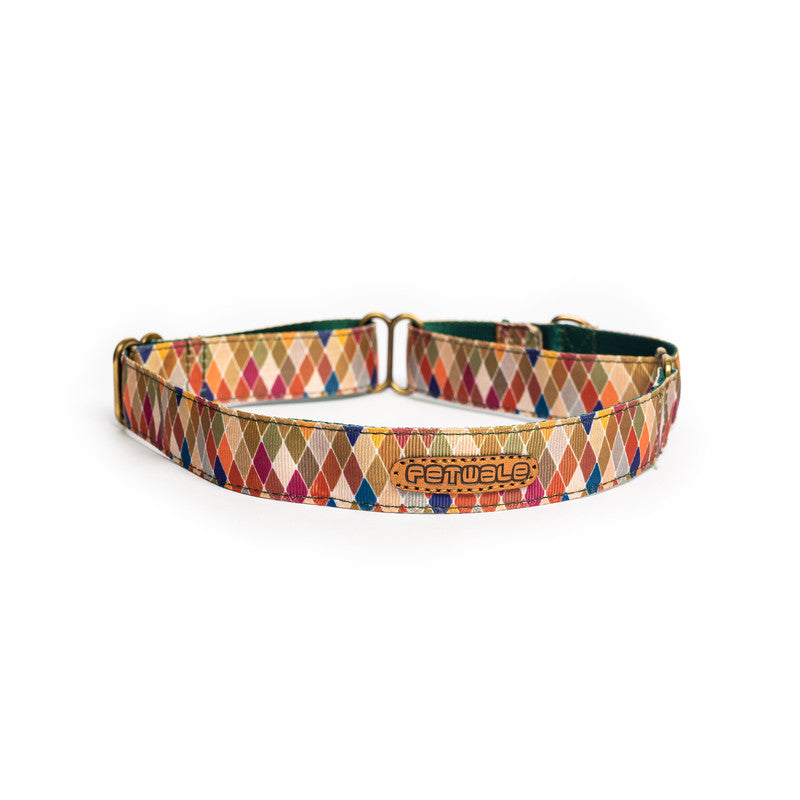 Diamond Nylon Martingale Collar