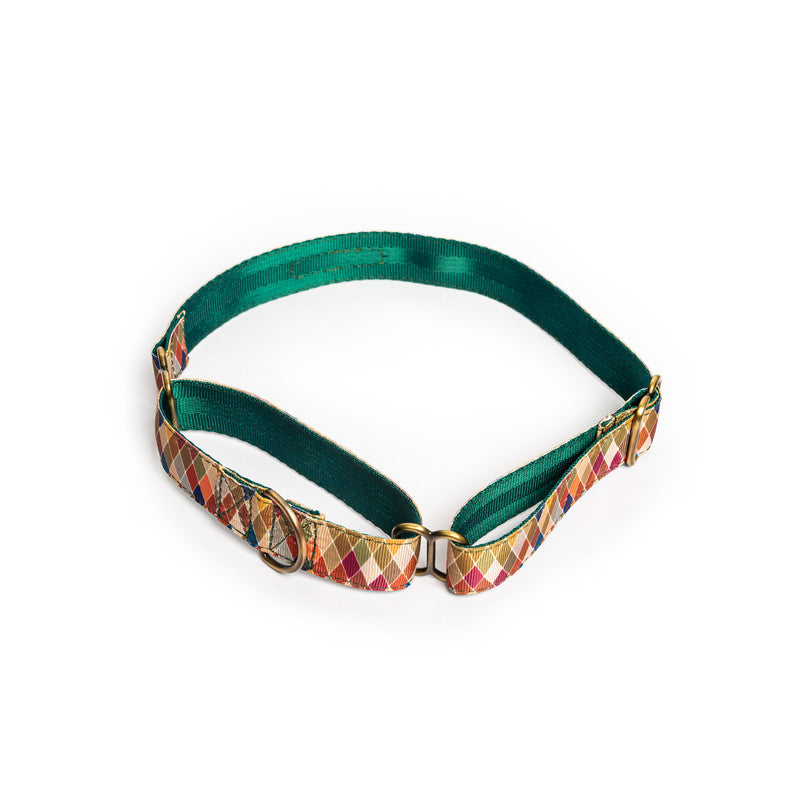 Diamond Nylon Martingale Collar