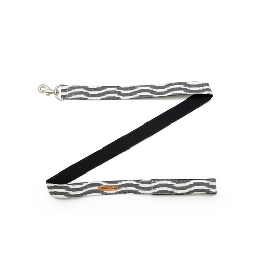 Ikat Fabric Leash with padded handle