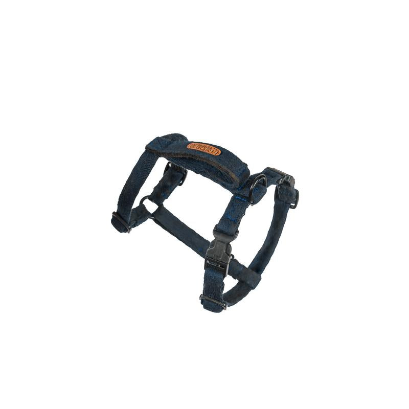 Navy Blue Cotton H-Harness