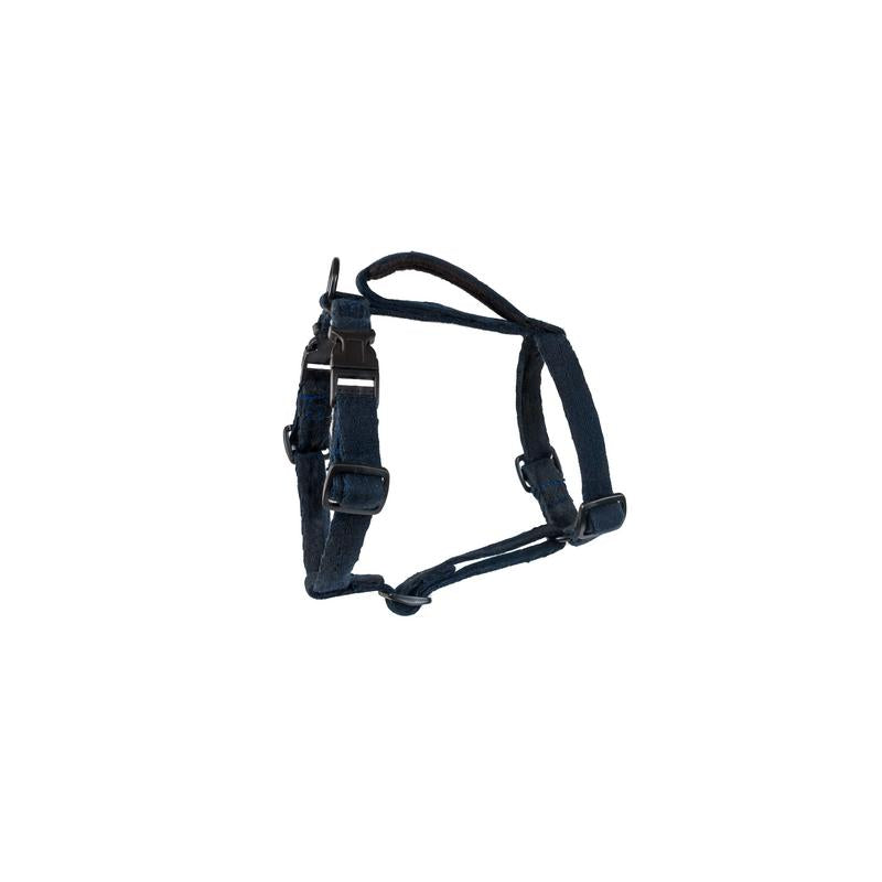 Navy Blue Cotton H-Harness
