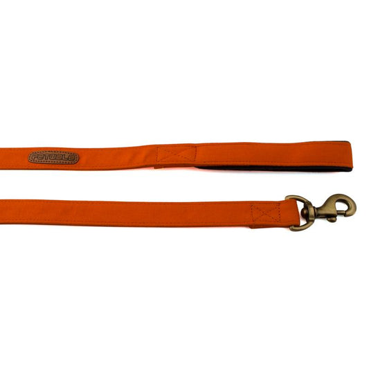 Orange Fabric Leash with padded handle