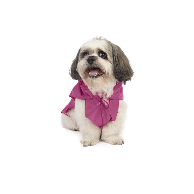 Pink Raincoat with Reflective Strips