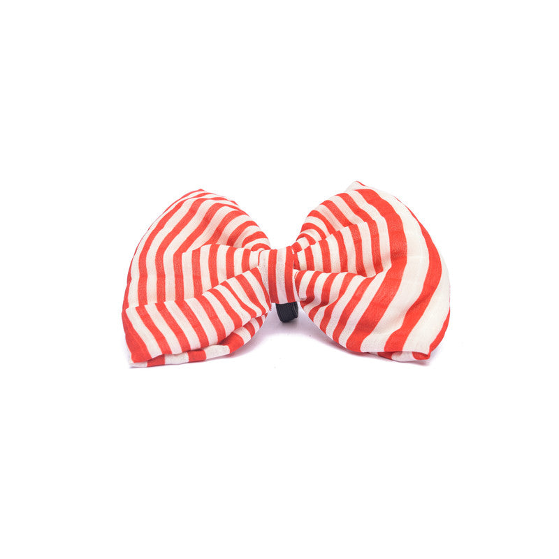 Red Stripes Bow-tie