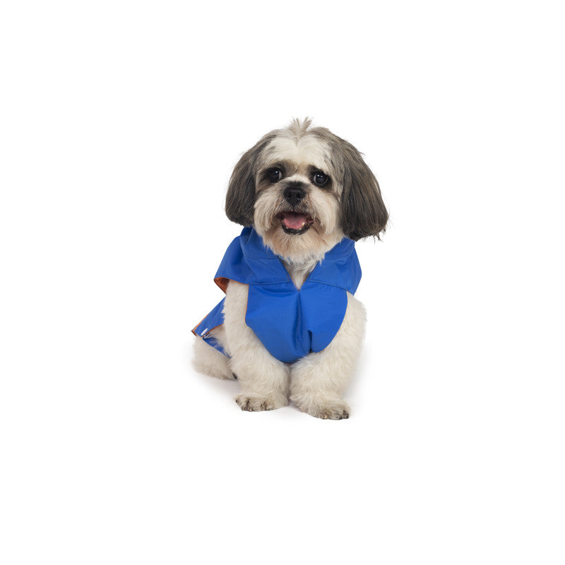Royal Blue Raincoat with Reflective Strips