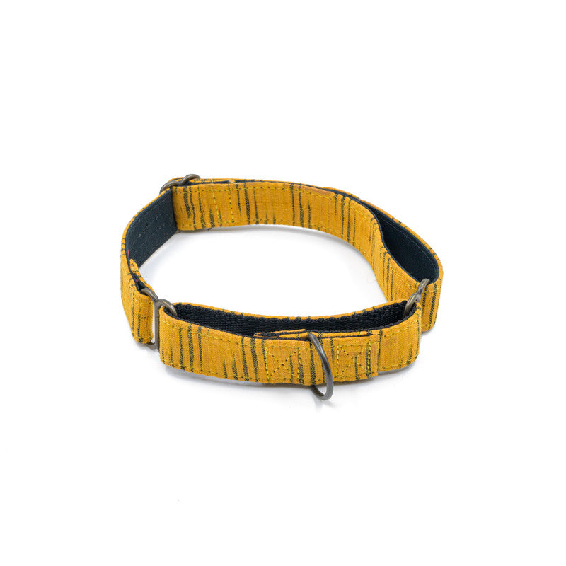 Tiger Print Fabric Martingale Collar