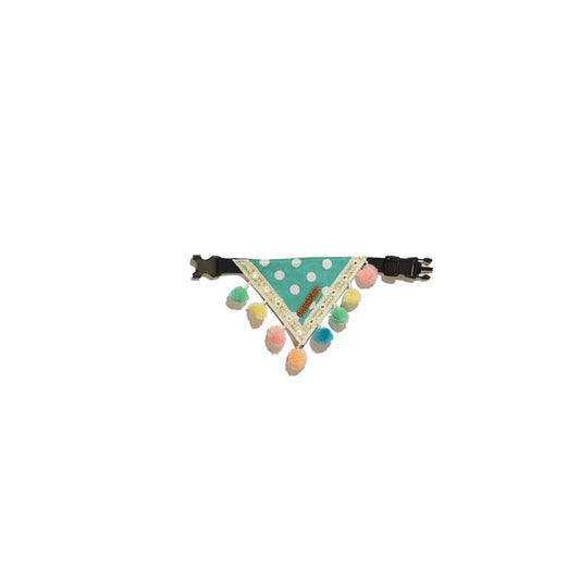 Turquoise Polka Bandana for Dogs