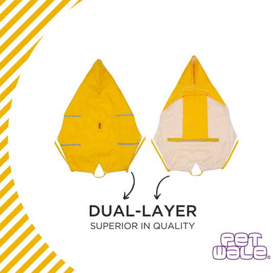 Yellow Raincoats with Reflective Strips