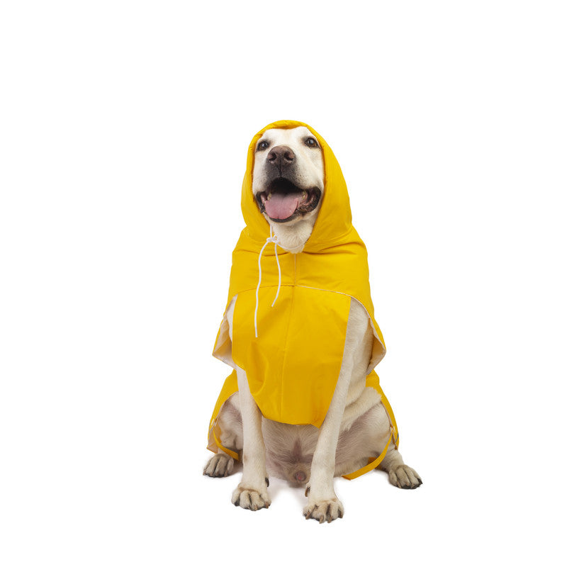 Yellow Raincoats with Reflective Strips