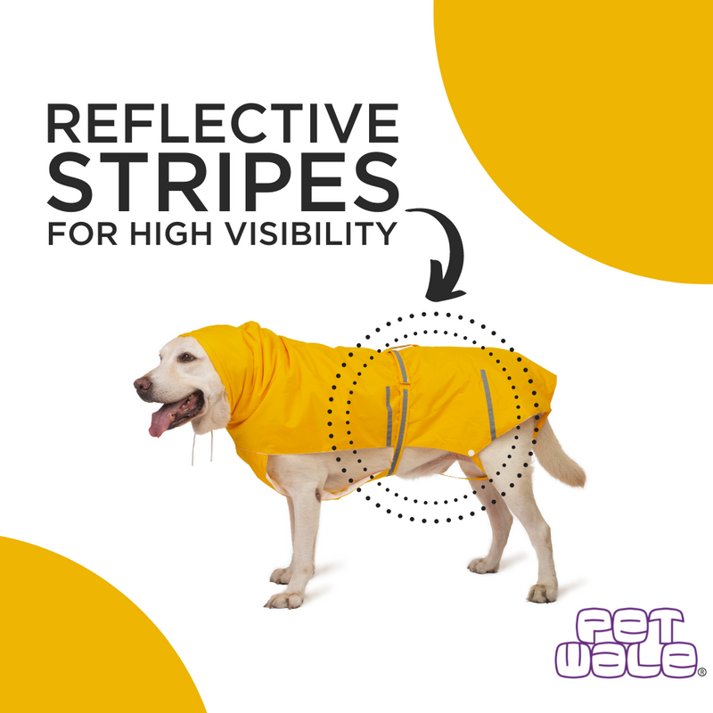 Yellow Raincoats with Reflective Strips