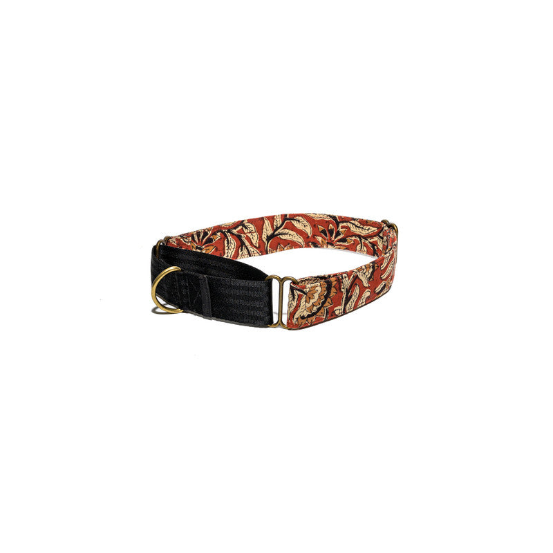 Kalamkari Fabric Martingale Collar