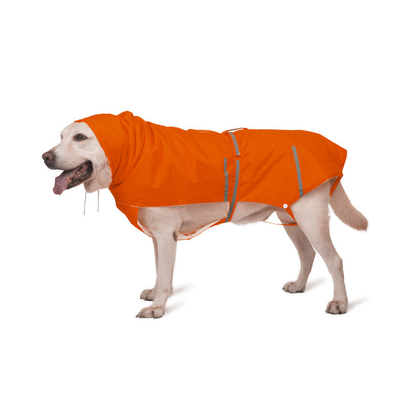 Orange Raincoats with Reflective Strips