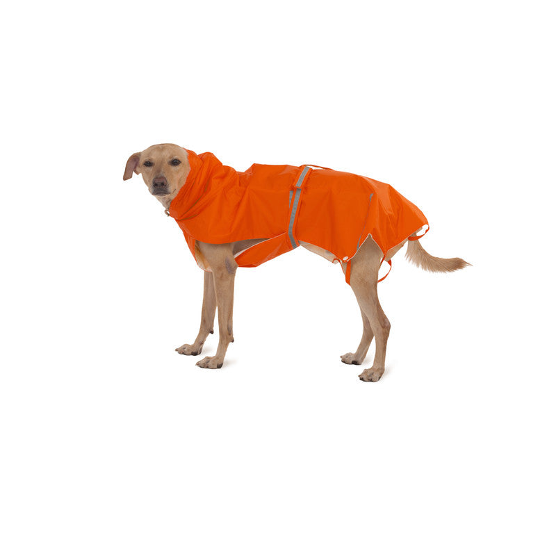 Orange Raincoats with Reflective Strips