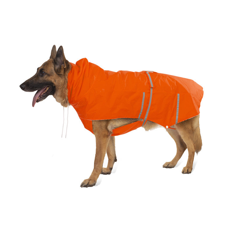 Orange Raincoats with Reflective Strips