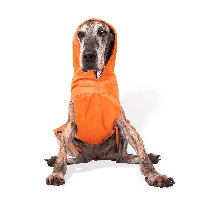 Orange Raincoats with Reflective Strips