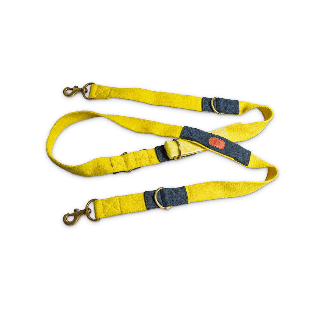 Multi-Function Cotton Leash - Yellow