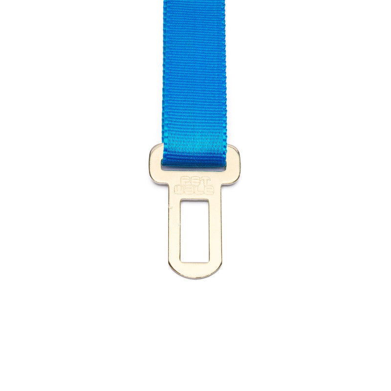 Blue Nylon Car Seat Belt