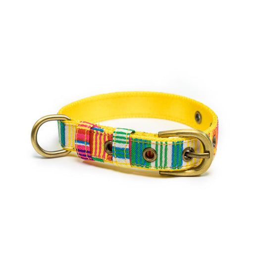 Colourful Stripes Nylon Belt Collar