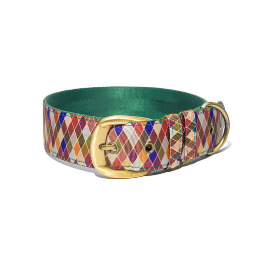 Diamond Nylon Belt Collar