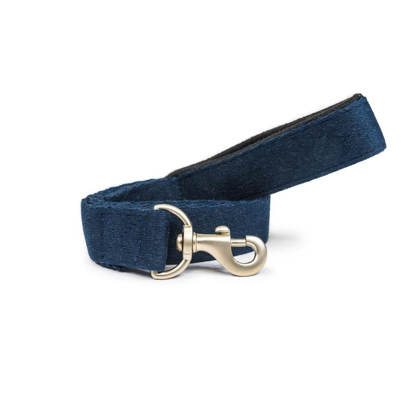 Cotton Blue Leash with padded handle