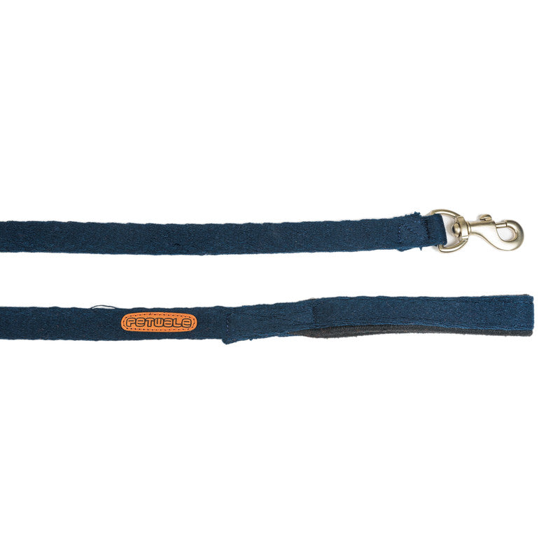 Cotton Blue Leash with padded handle