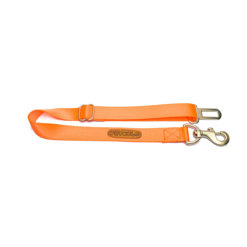 Orange Nylon Car Seat Belt