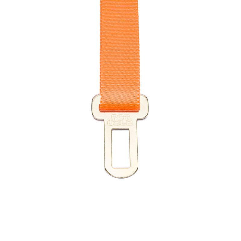 Orange Nylon Car Seat Belt