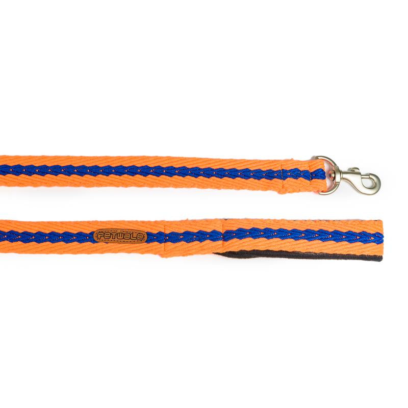 Cotton Orange Leash with padded handle