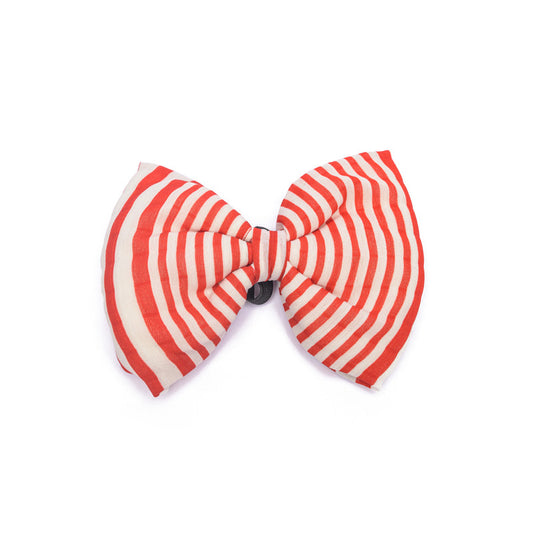 Red Stripes Bow-tie