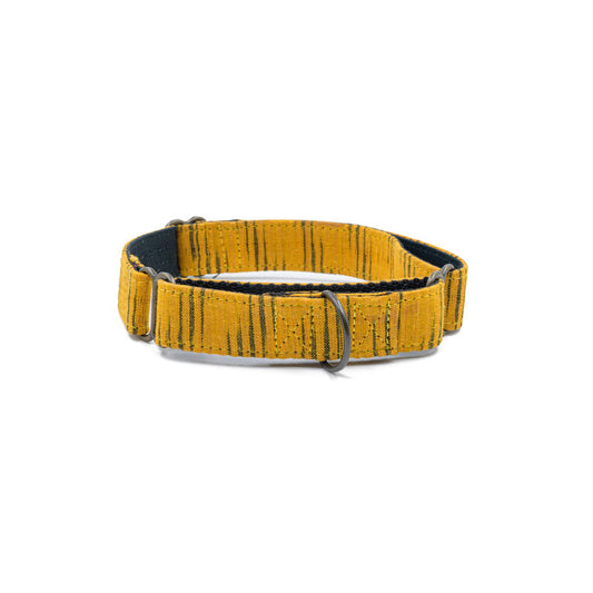 Tiger Print Fabric Martingale Collar