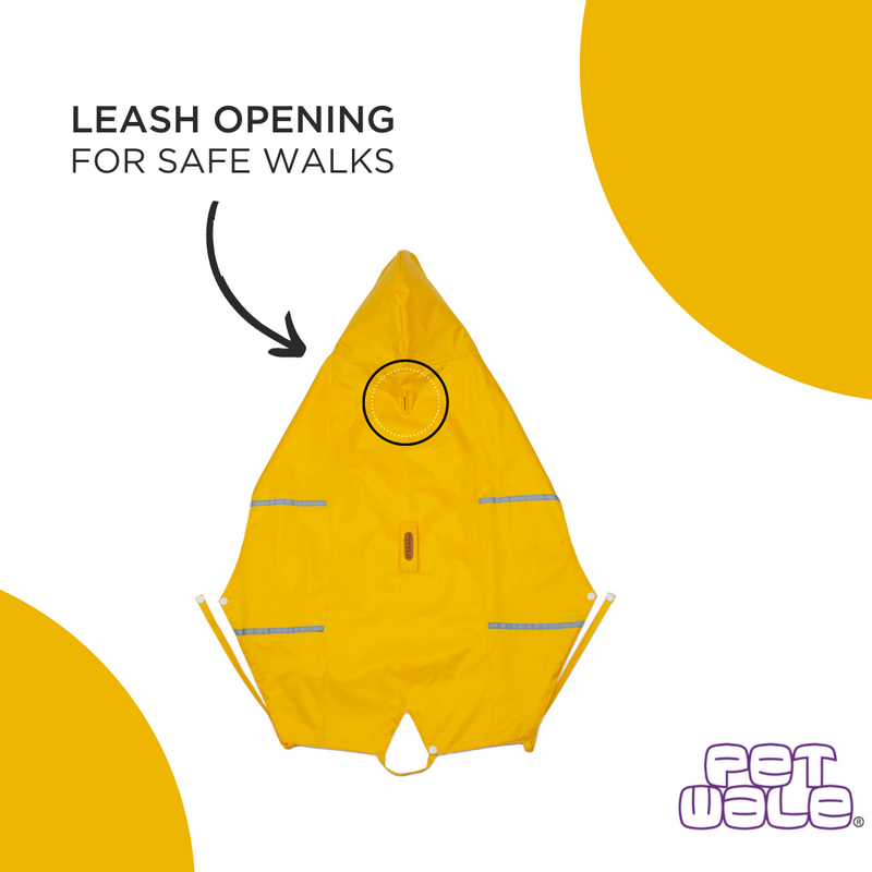 Yellow Raincoats with Reflective Strips