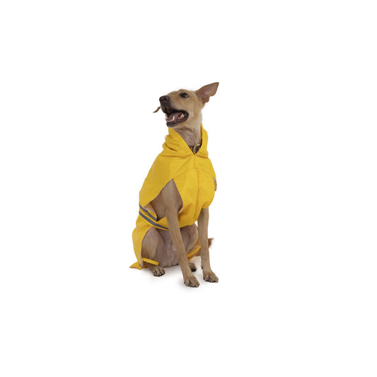 Yellow Raincoats with Reflective Strips