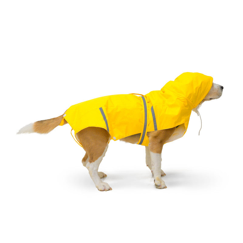 Yellow Raincoats with Reflective Strips