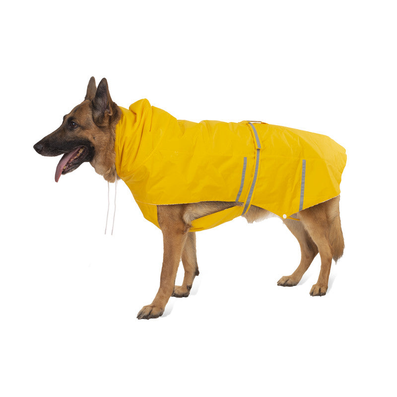 Yellow Raincoats with Reflective Strips