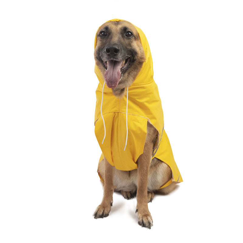 Yellow Raincoats with Reflective Strips