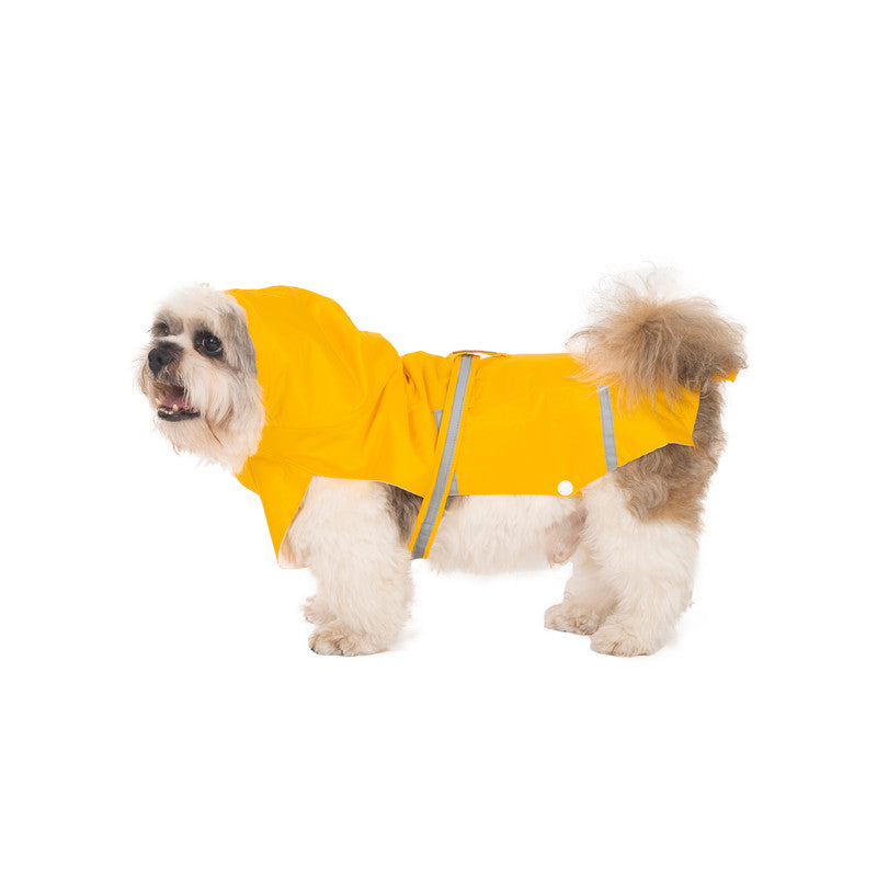 Yellow Raincoats with Reflective Strips